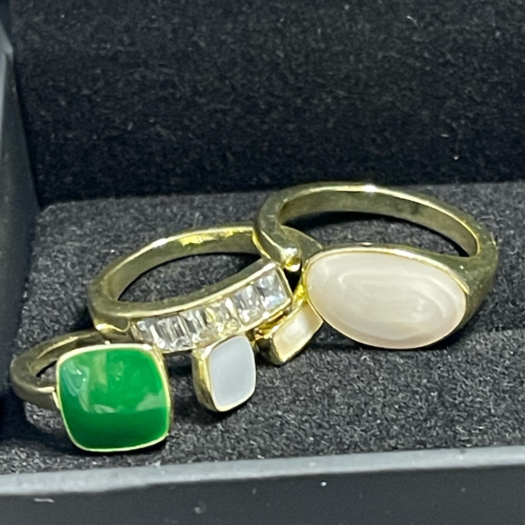 3 Beautiful Adjustable & Stackable Rings